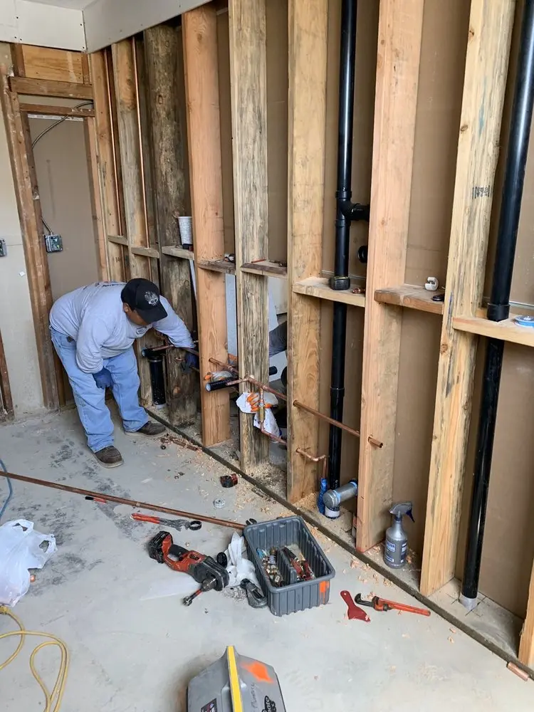 Commercial rough-in plumbing for Gas Line Repair in Oak Ridge Village